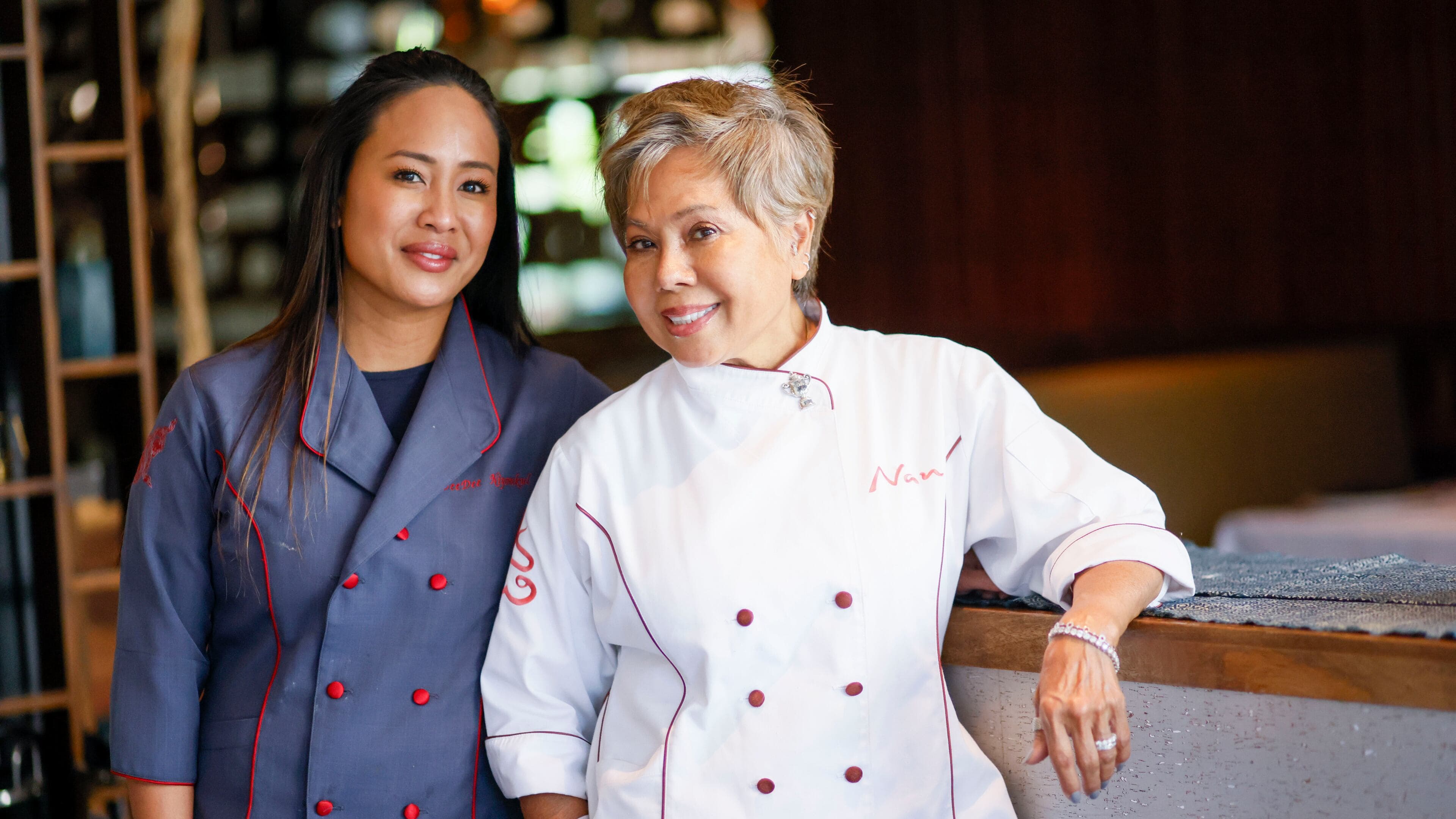 Chef Nan with her daughter, Chef DeeDee Niyomkul